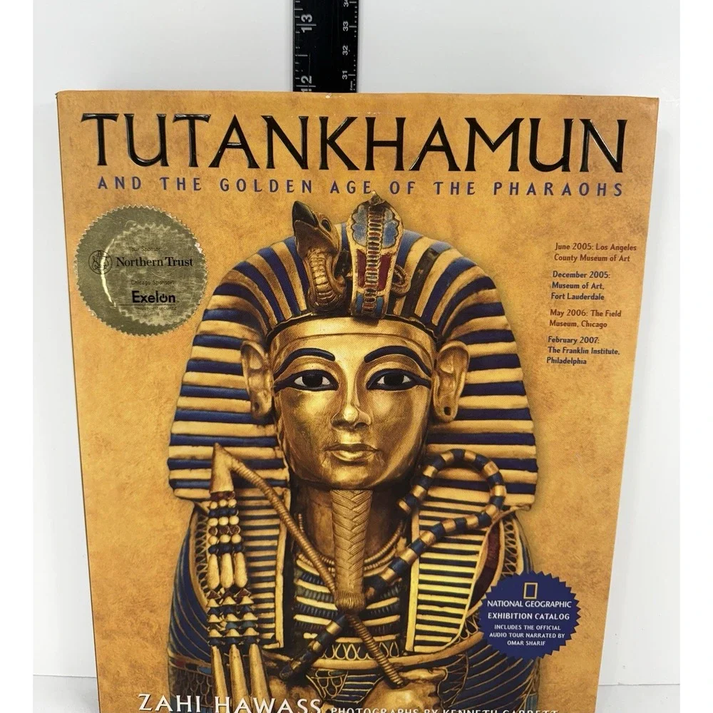 Tutankhamun & Golden Age‎ of Pharaohs Nat Geo Catalog w/ DVD 2005